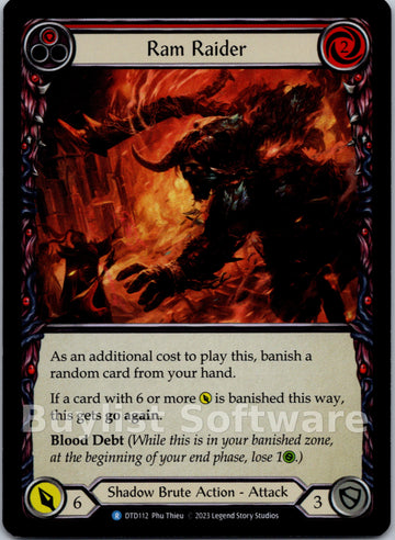Ram Raider (Red) [DTD112] [Dusk till Dawn] Rainbow Foil