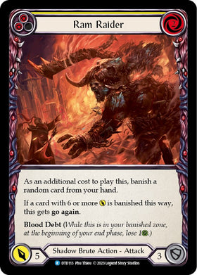 Ram Raider (Yellow) [DTD113] [Dusk till Dawn]