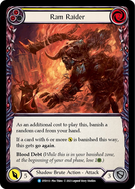 Ram Raider (Yellow) [DTD113] [Dusk till Dawn] Rainbow Foil