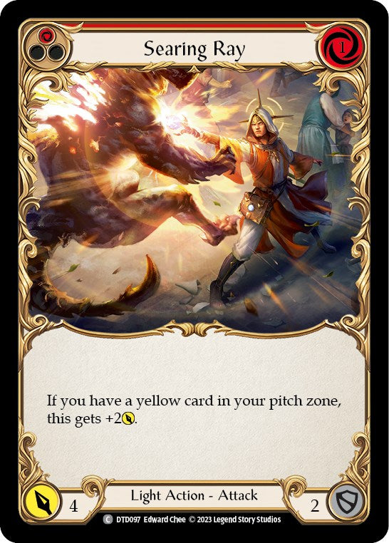 Searing Ray (Red) [DTD097] [Dusk till Dawn] Rainbow Foil
