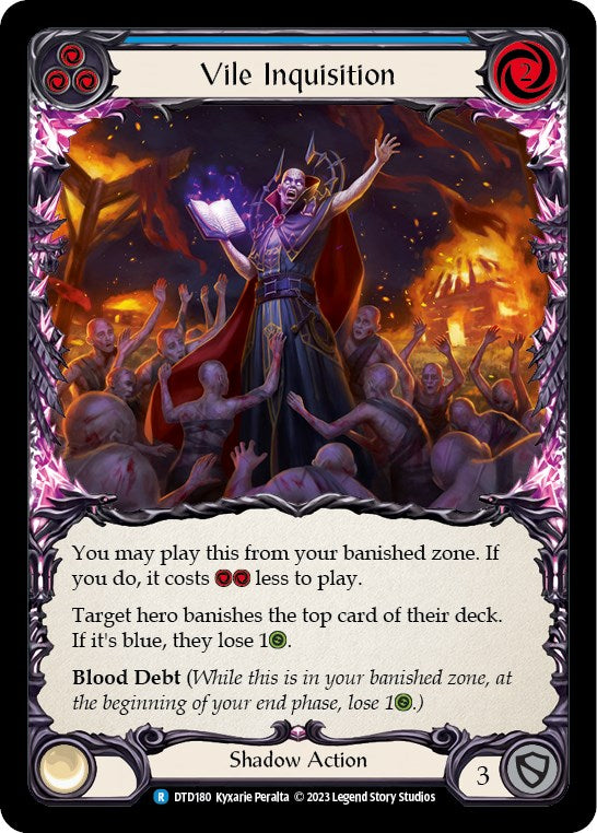 Vile Inquisition (Blue) [DTD180] [Dusk till Dawn] Rainbow Foil