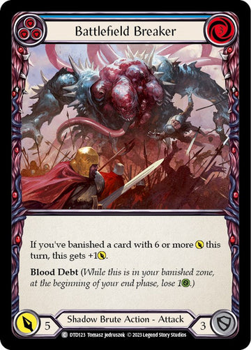 Battlefield Breaker (Blue) [DTD123] [Dusk till Dawn] Rainbow Foil