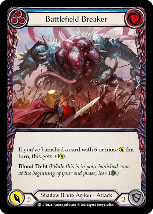 Battlefield Breaker (Blue) [DTD123] [Dusk till Dawn] Rainbow Foil
