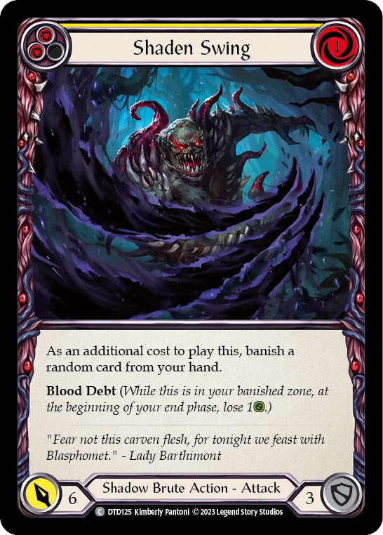 Shaden Swing (Yellow) [DTD125] [Dusk till Dawn] Rainbow Foil