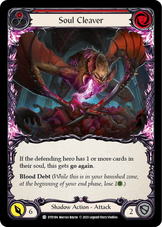 Soul Cleaver (Red) [DTD184] [Dusk till Dawn] Rainbow Foil