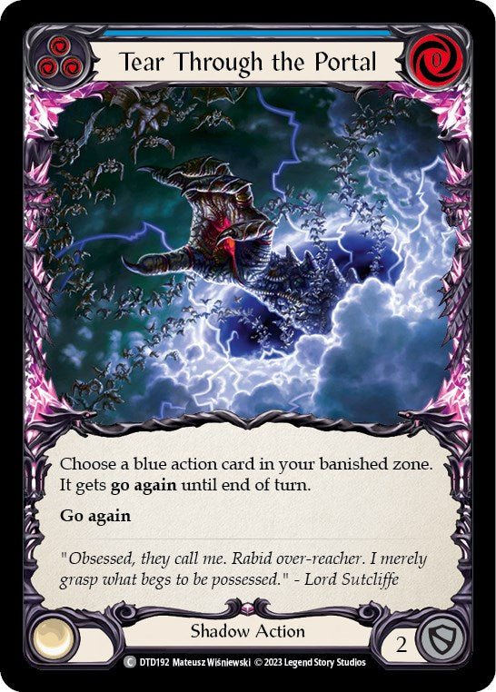 Tear Through the Portal (Blue) [DTD192] [Dusk till Dawn]