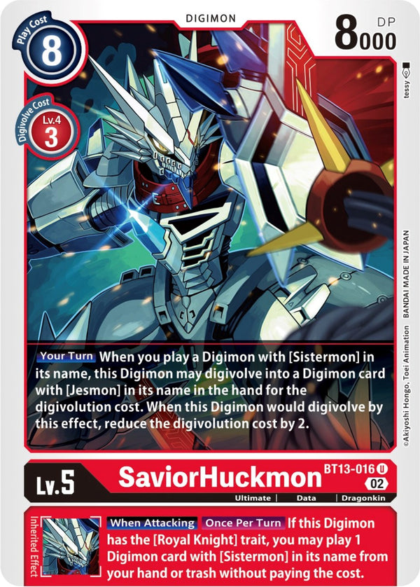 SaviorHuckmon [BT13-016] [Versus Royal Knights]
