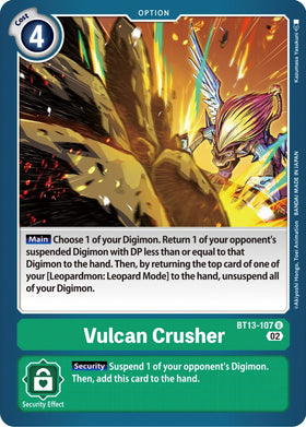 Vulcan Crusher [BT13-107] [Versus Royal Knights]