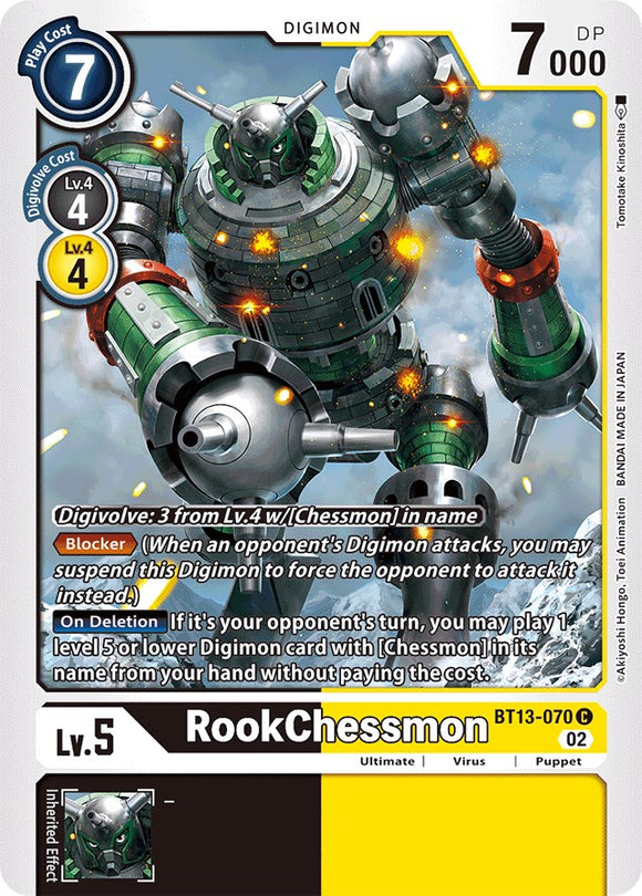 RookChessmon [BT13-070] [Versus Royal Knights]