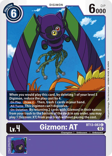 Gizmon: AT [BT13-083] [Versus Royal Knights]