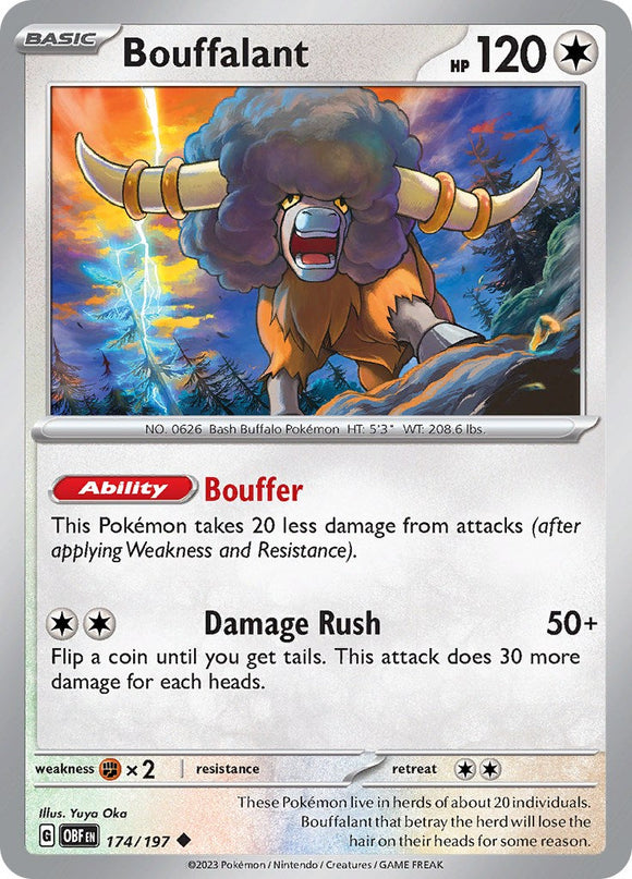 Bouffalant [174/197] [Obsidian Flames]
