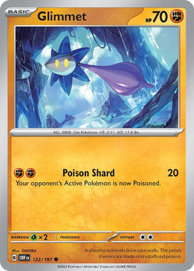 Glimmet [122/197] [Obsidian Flames] Reverse Holofoil