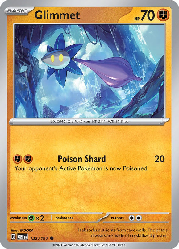Glimmet [122/197] [Obsidian Flames] Reverse Holofoil