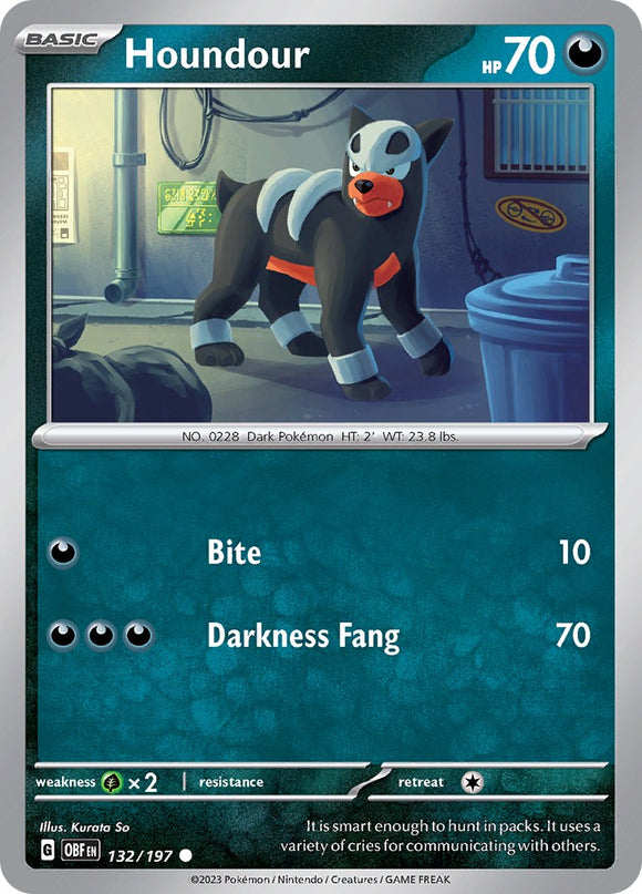 Houndour [132/197] [Obsidian Flames]