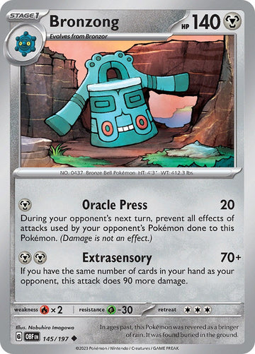 Bronzong [145/197] [Obsidian Flames]
