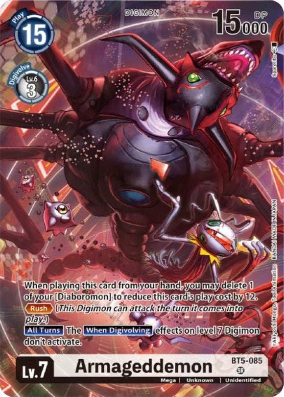 Armageddemon (Tamer Goods Set Diaboromon) [BT5-085] [Battle of Omni] Foil