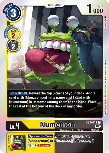Numemon [RB1-017] [Resurgence Booster] Foil