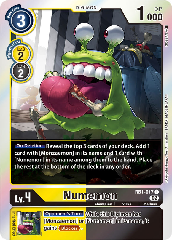 Numemon [RB1-017] [Resurgence Booster] Foil