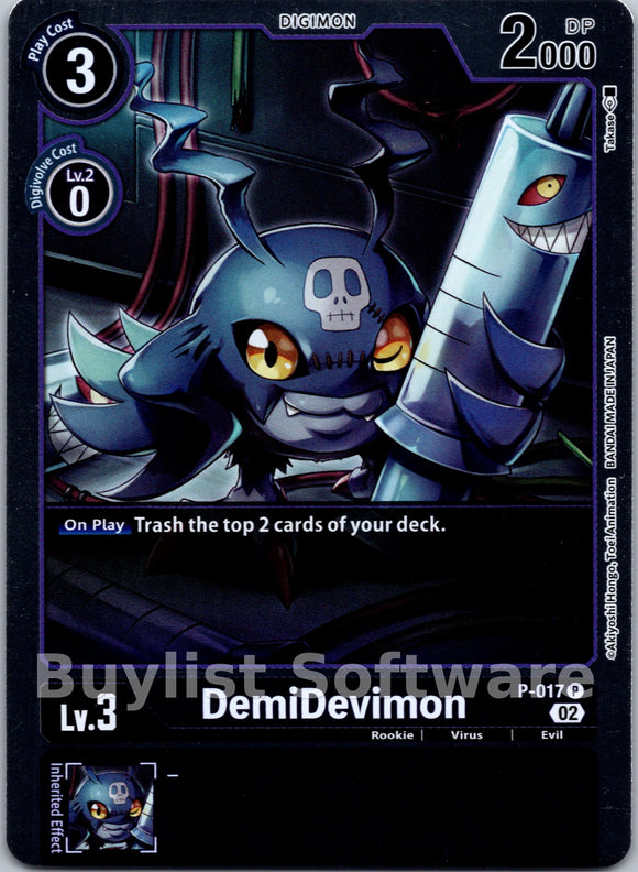 DemiDevimon (Resurgence Booster Reprint) [P-017] [Resurgence Booster] Foil