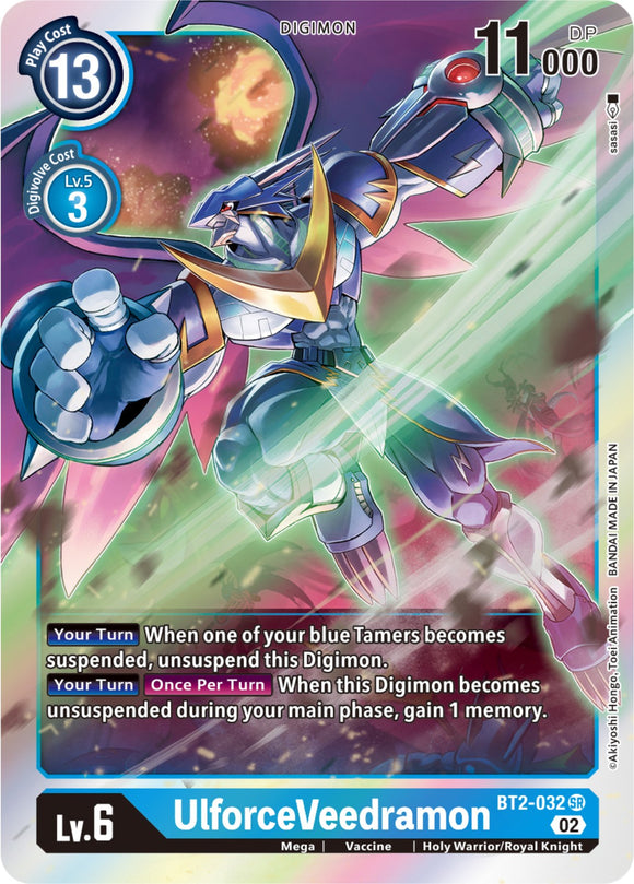 UlforceVeedramon (Resurgence Booster Reprint) [BT2-032 SR] [Resurgence Booster] Foil
