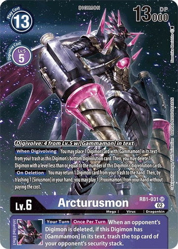 Arcturusmon (Textured Alternate Art) [RB1-031 SR] [Resurgence Booster] Foil