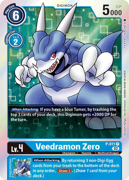 Veedramon Zero (Resurgence Booster Reprint) [P-011] [Resurgence Booster] Foil