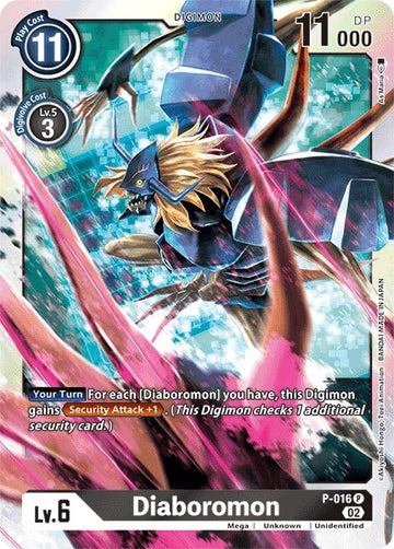 Diaboromon - P-016 (Resurgence Booster Reprint) [P-016] [Resurgence Booster] Foil