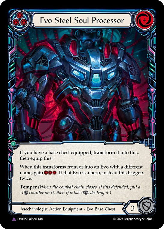 Evo Steel Soul Processor (Marvel) [EVO027] [Bright Lights] Cold Foil