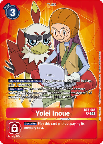 Yolei Inoue (Tamer Party Pack -The Beginning-) [BT8-085 R] [New Awakening] Foil