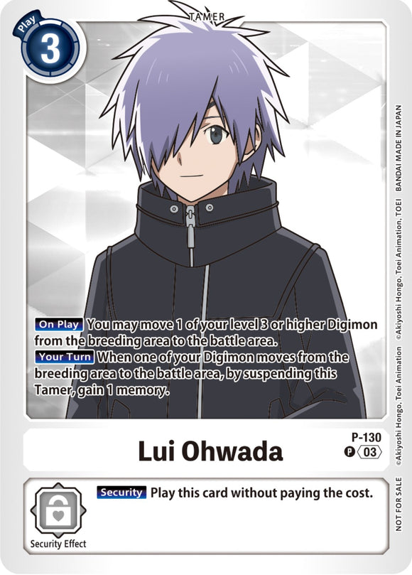Lui Ohwada (NYCC 2023 Demo Deck) [P-130] [Digimon Demo Deck Exclusive Cards]