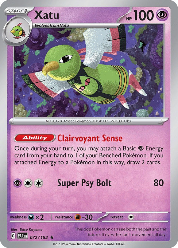 Xatu [072/182] [Paradox Rift] Reverse Holofoil