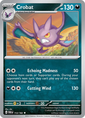 Crobat [112/182] [Paradox Rift] Reverse Holofoil