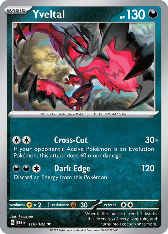 Yveltal [118/182] [Paradox Rift] Reverse Holofoil