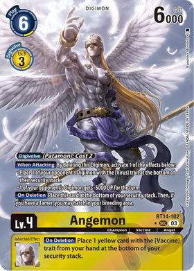 Angemon (Alternate Art) [BT14-102] [Blast Ace] Foil