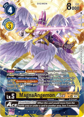 MagnaAngemon ACE (Alternate Art) [BT14-037] [Blast Ace] Foil