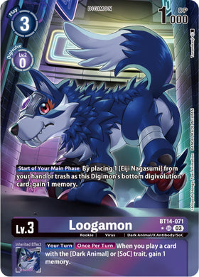 Loogamon (Alternate Art) [BT14-071] [Blast Ace] Foil