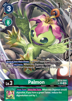 Palmon (Alternate Art) [BT14-044] [Blast Ace] Foil