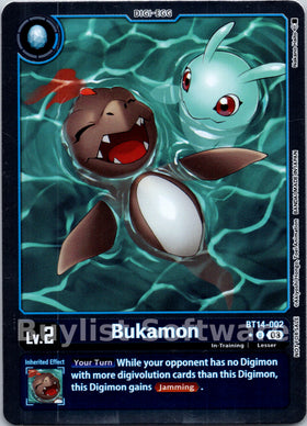 Bukamon (Blast Ace Box Promotion Pack) [BT14-002] [Blast Ace] Foil