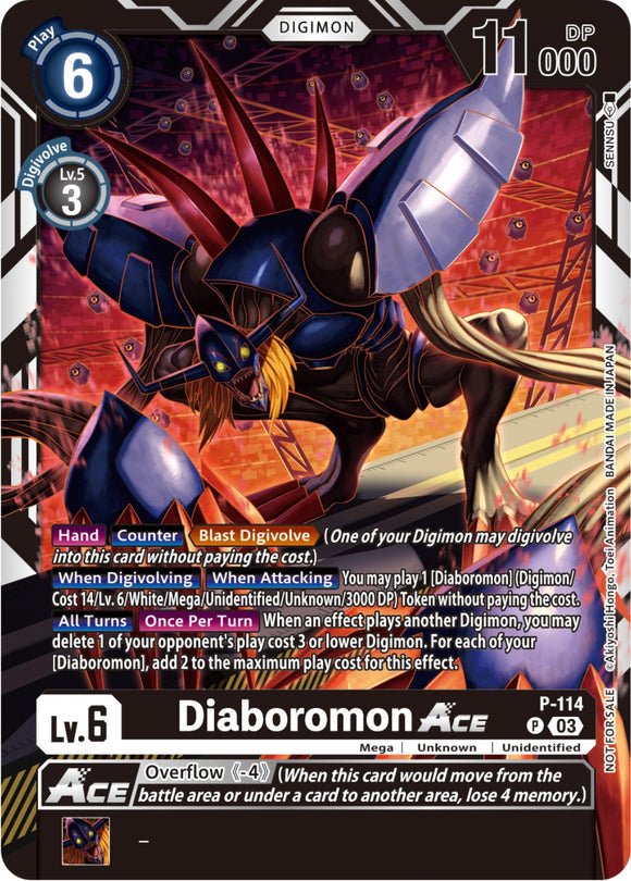 Diaboromon ACE - P-114 (3rd Anniversary Survey Pack) [P-114] [Digimon Promotion Cards]