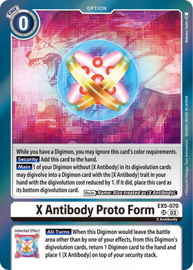 X Antibody Proto Form [EX5-070] [Animal Colosseum] Foil