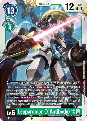 Leopardmon (X Antibody) [EX5-043] [Animal Colosseum] Foil