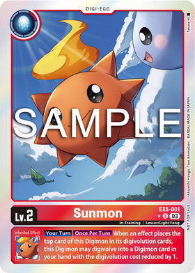 Sunmon (Animal Colosseum Box Promotion Pack) [EX5-001] [Animal Colosseum] Foil