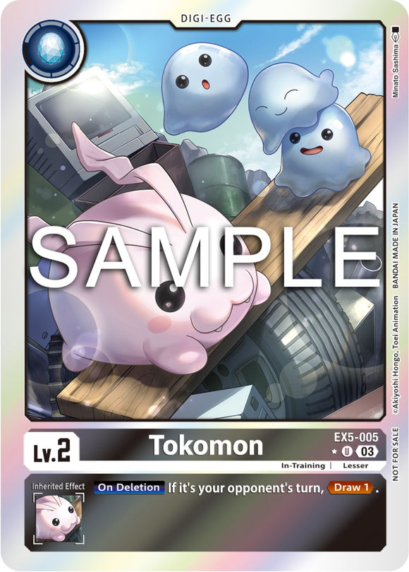 Tokomon (Animal Colosseum Box Promotion Pack) [EX5-005 U] [Animal Colosseum] Foil