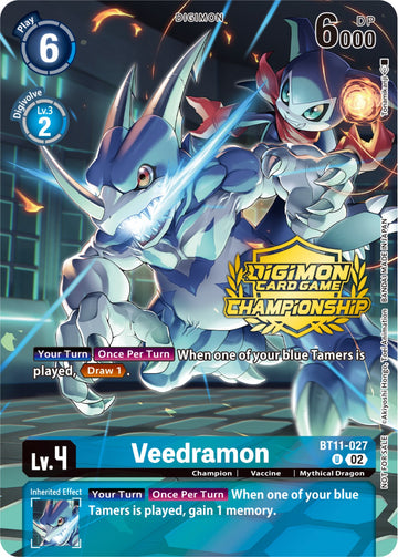 Veedramon (Championship 2023 Tamers Pack) [BT11-027] [Dimensional Phase] Foil