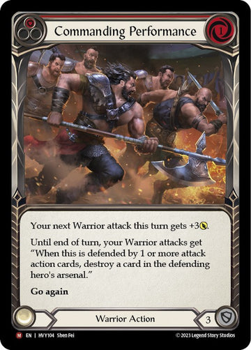 Commanding Performance [HVY104] [Heavy Hitters] Rainbow Foil