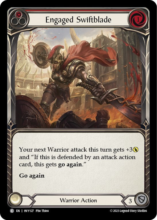 Engaged Swiftblade (Red) [HVY127] [Heavy Hitters]