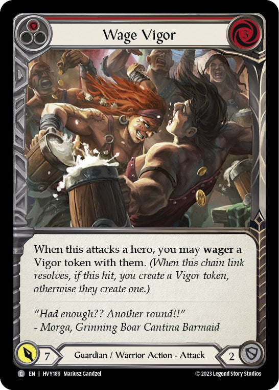 Wage Vigor (Red) [HVY189] [Heavy Hitters]