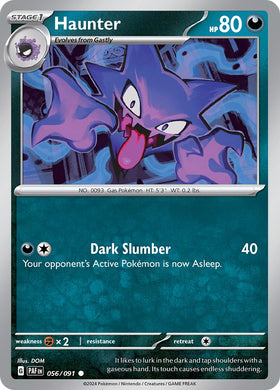 Haunter [056/091] [Paldean Fates] Reverse Holofoil