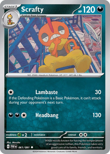 Scrafty [061/091] [Paldean Fates]