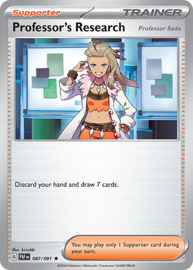 Professor's Research [087/091] [Paldean Fates] Reverse Holofoil